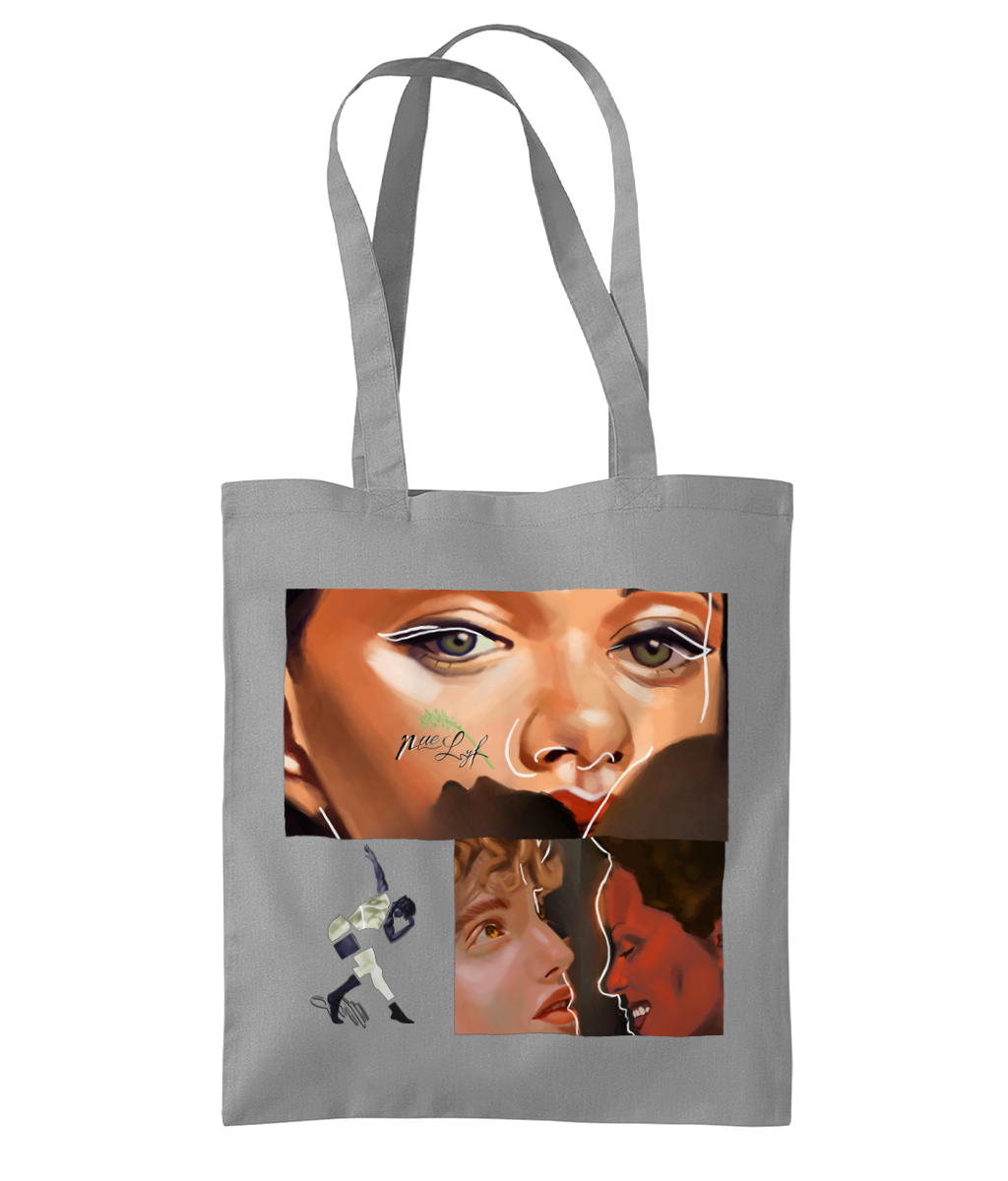 Faces in Phases tote bag