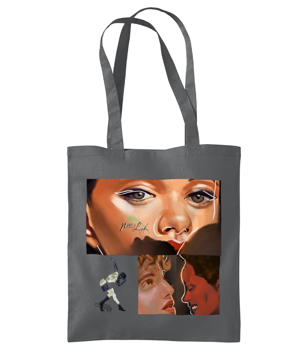 Faces in Phases tote bag