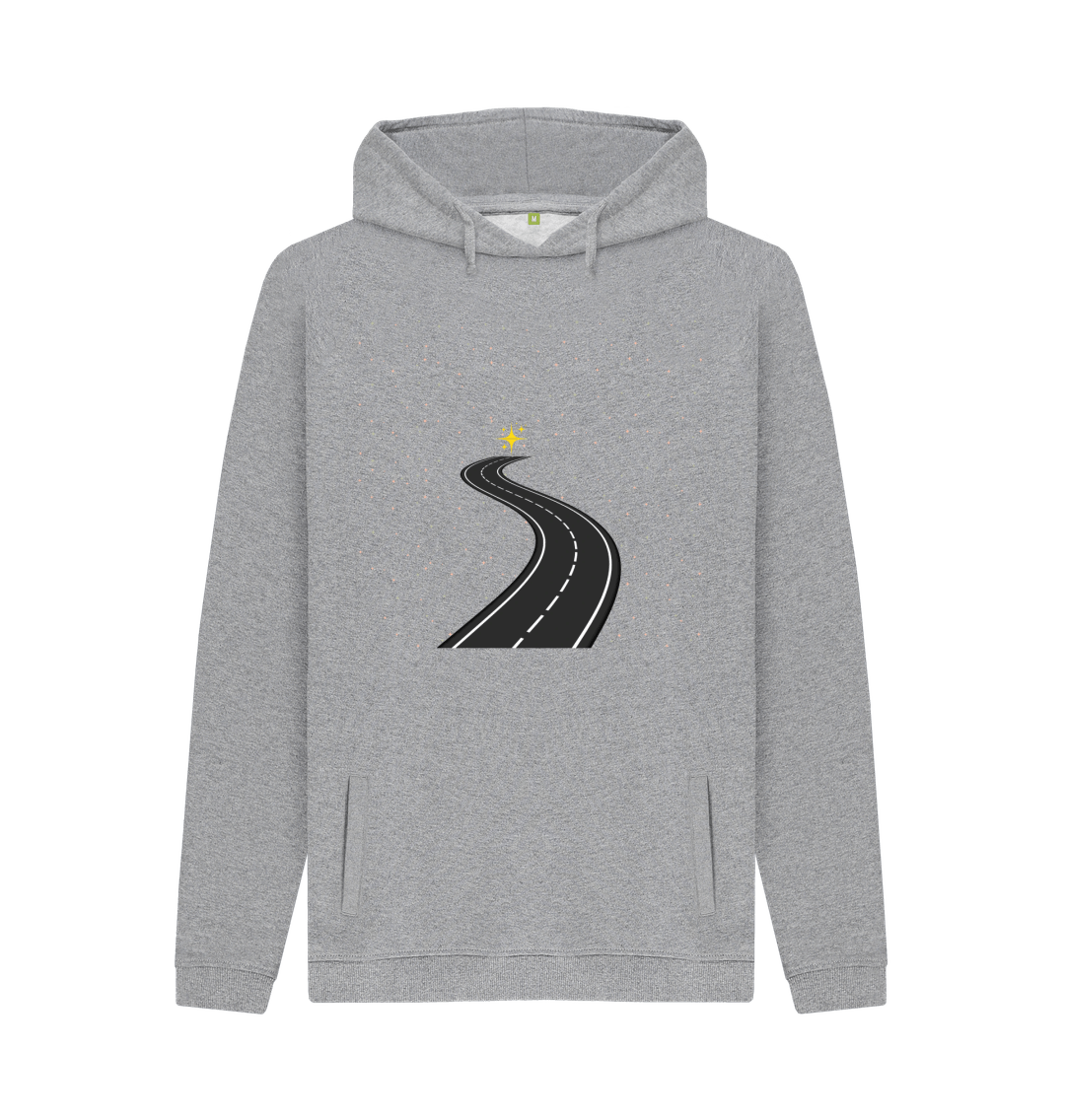 Light Heather Printed Hoody Front