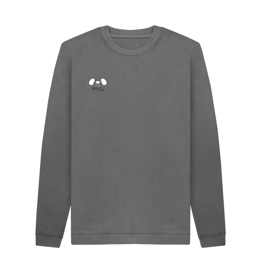 Slate Grey Printed Sweater Front