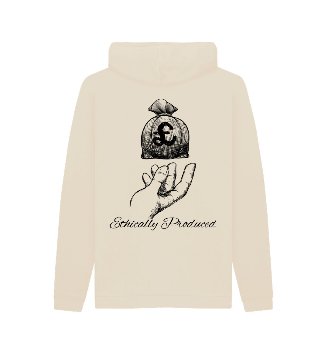Organic Cotton Hoodie "Paid Fairly"