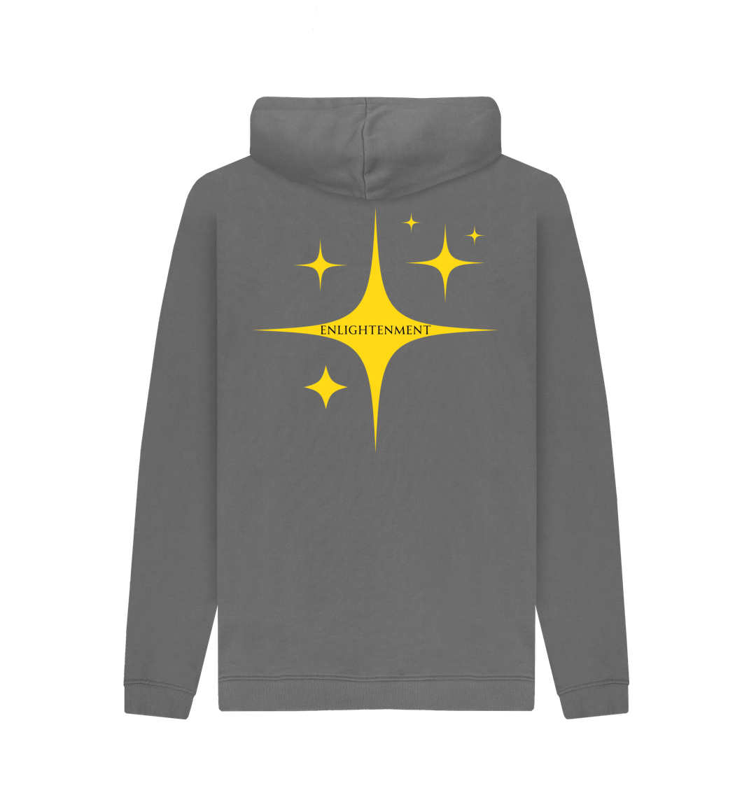 Slate Grey Printed Hoody Back