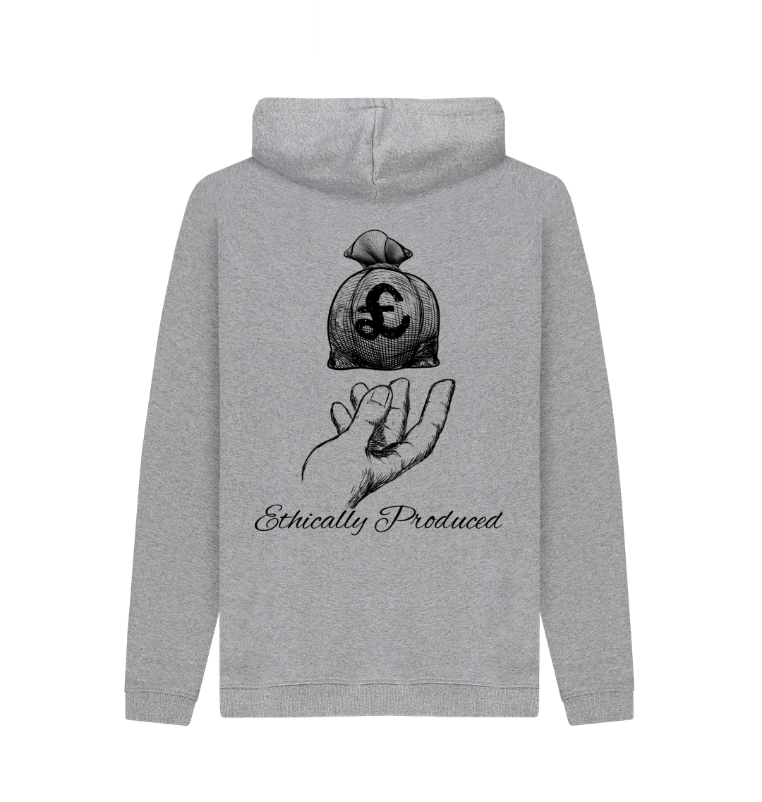 Light Heather Printed Hoody Back