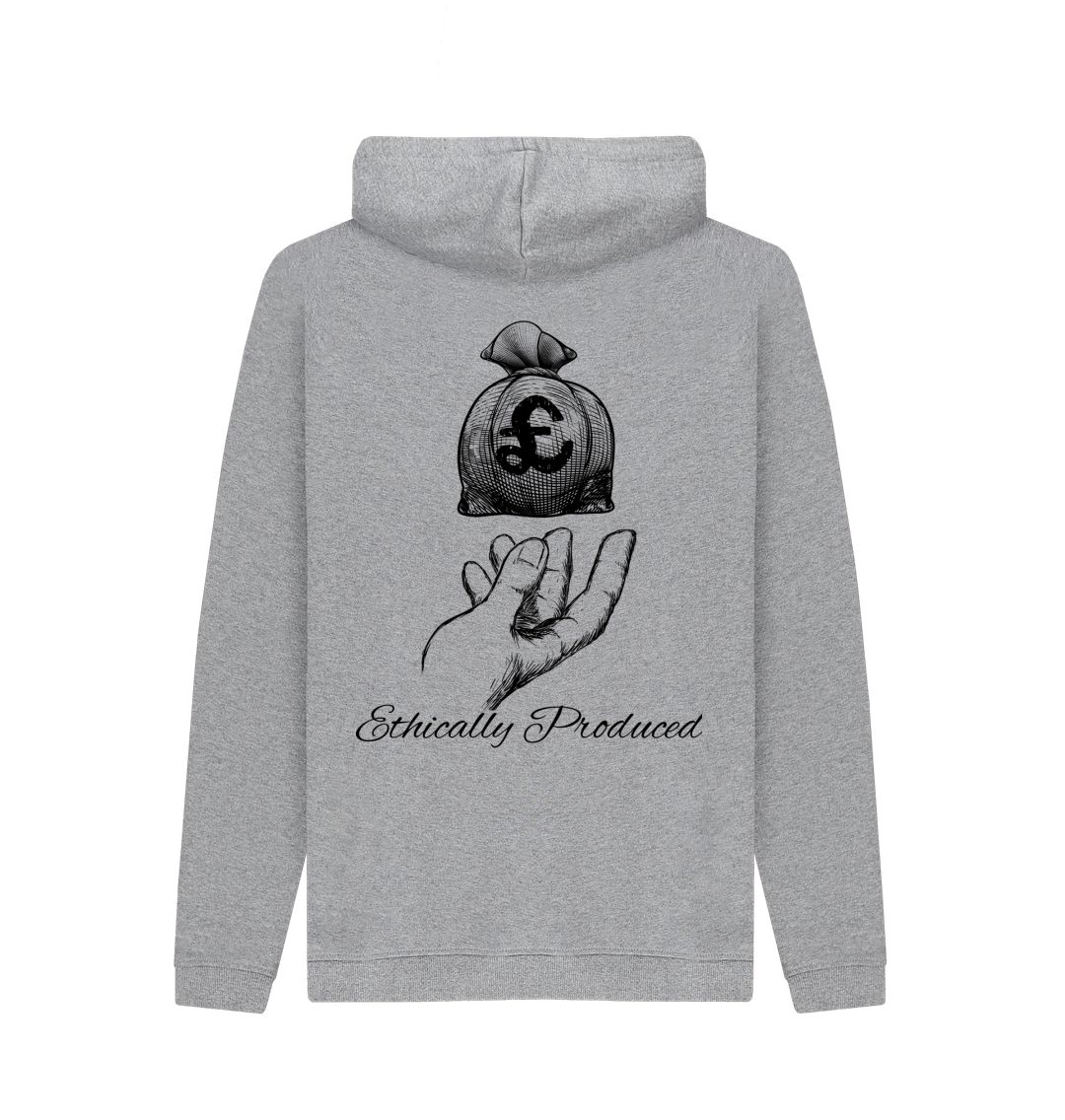 Organic Cotton Hoodie "Paid Fairly"